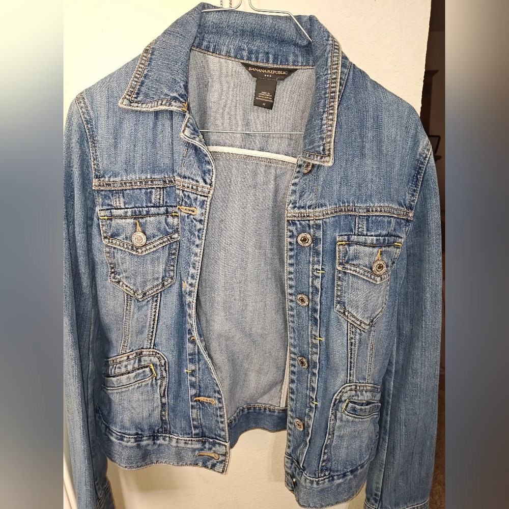 Banana Republic Light Blue Denim Jacket